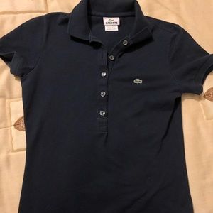 Navy Women’s Lacoste Polo